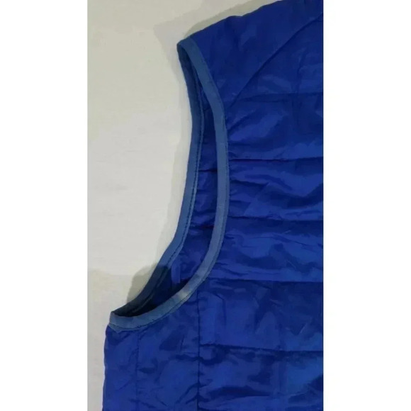 Disney+ Day Disney Plus Embroidered Blue Lightweight Insulated Zip Vest Size S - Picture 6 of 8